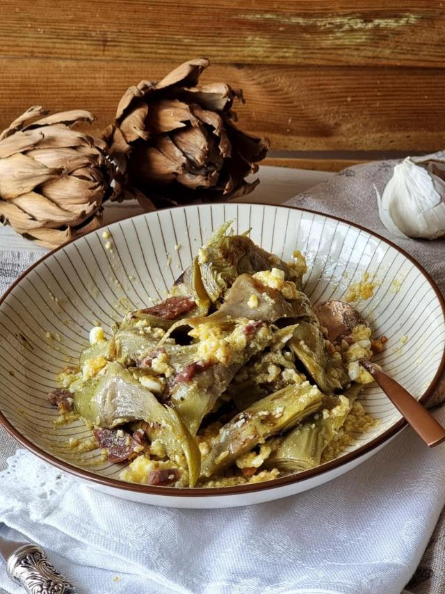 Alcachofas Con Vinagreta De Huevo Y Anchoas Una Receta De Ensalada