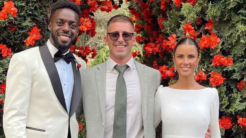 La atípica boda del futbolista Iñaki Williams y Patricia Morales la