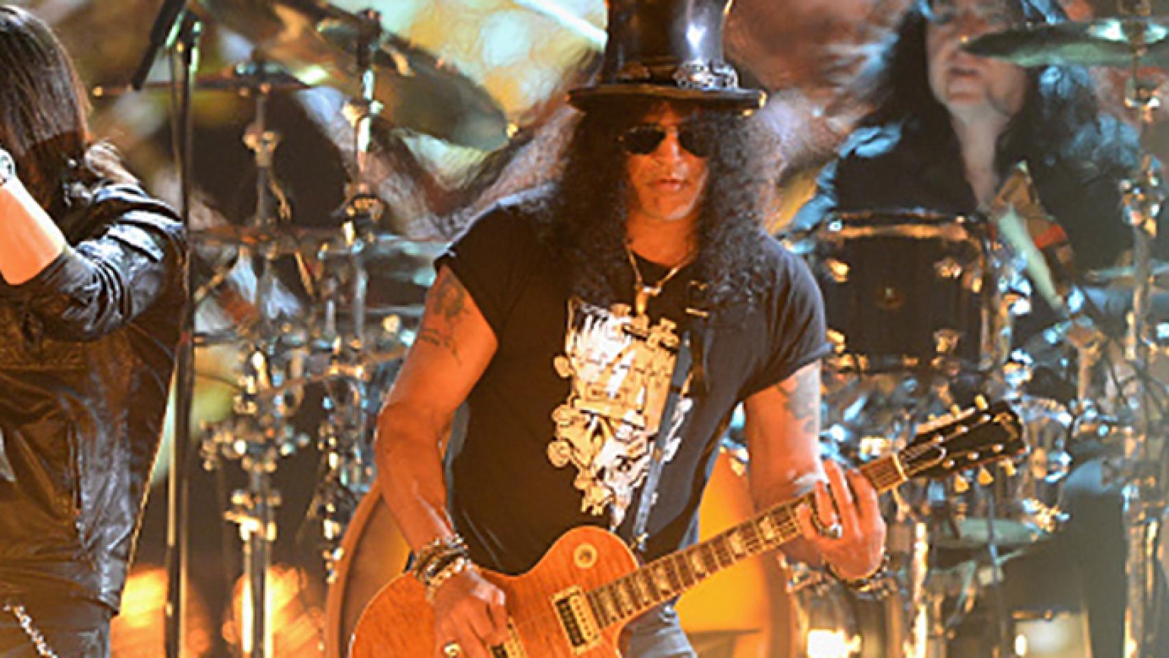 Slash da la nota en el próximo MTV Wolrd Stage