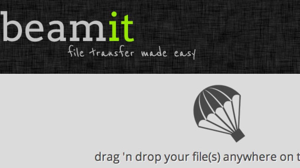 Comparte archivos de forma rápida y cómoda con JustBeamIt