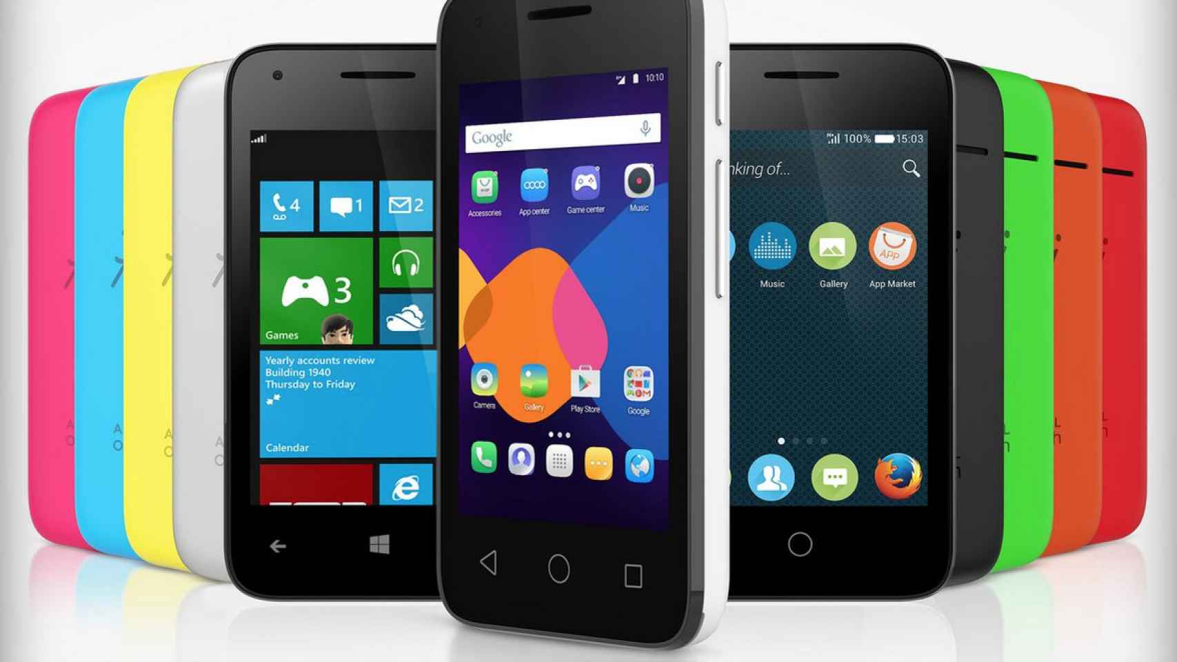 Alcatel Pixi 3, el smartphone con Android, Windows Phone y FirefoxOS