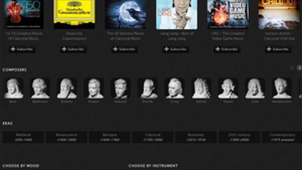 Image: Spotify, entre Bach y Wagner