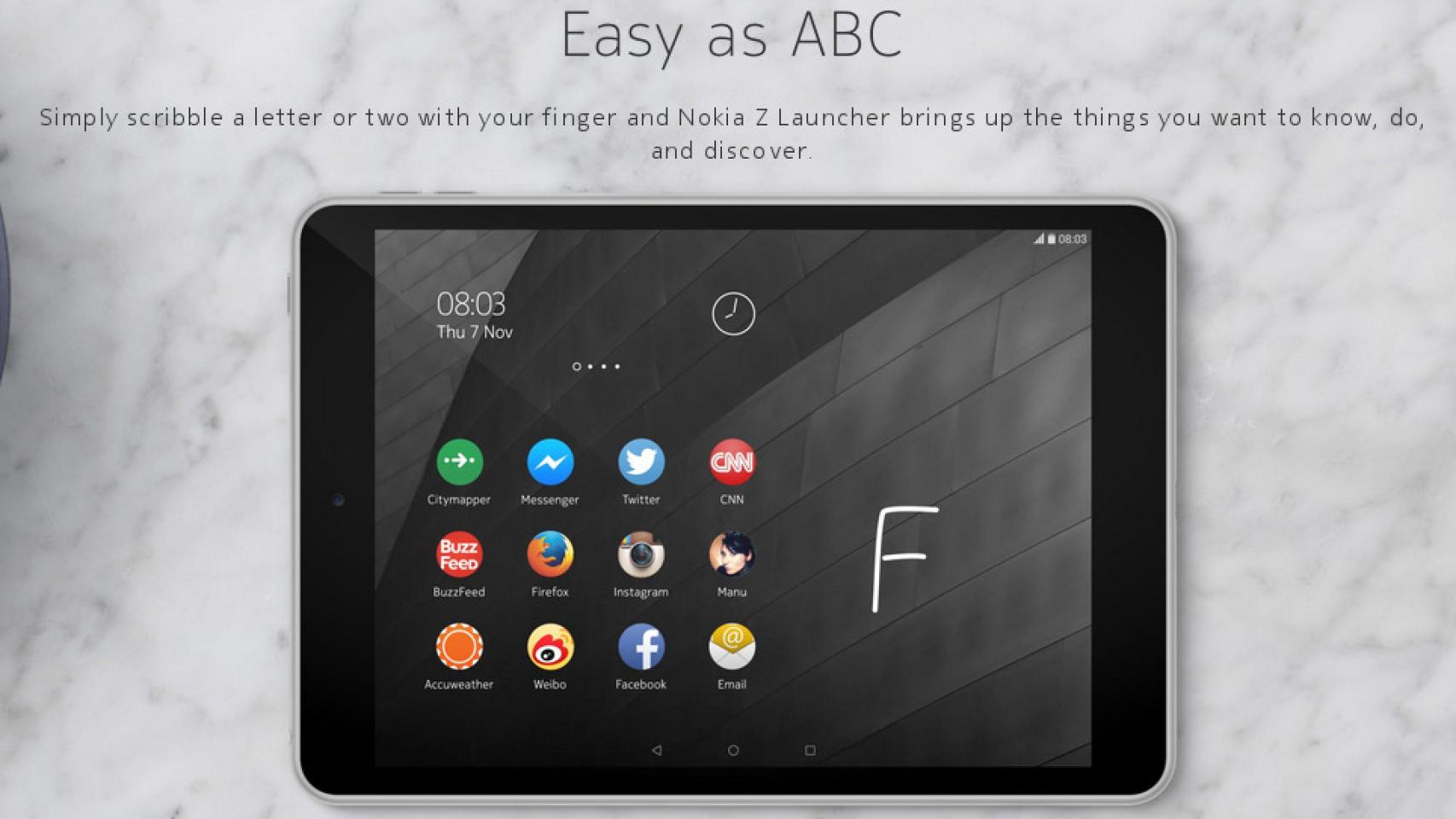 Nokia N1, la nueva tablet de Nokia con Android 5.0 Lollipop