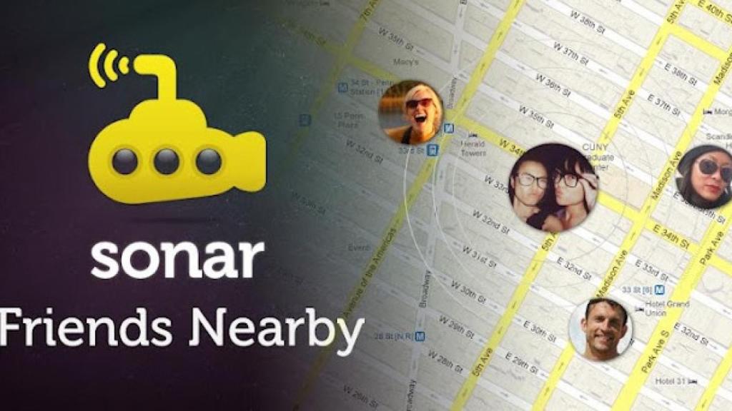 Sonar: Busca y encuentra a tus amigos y gente cercana