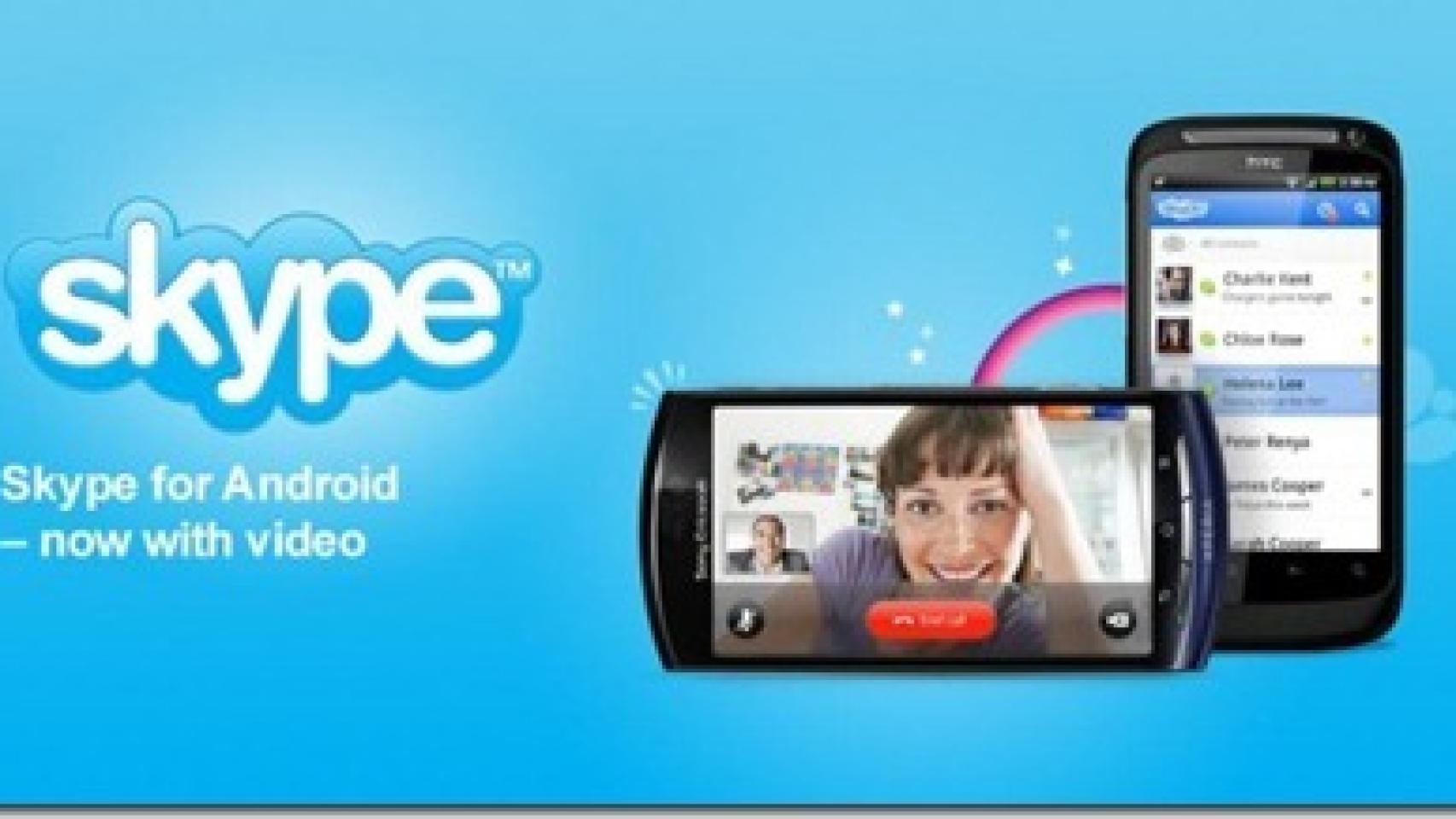 Videollamadas en Skype compatibles con el Galaxy S, S2 y otros teléfonos de manera no-oficial
