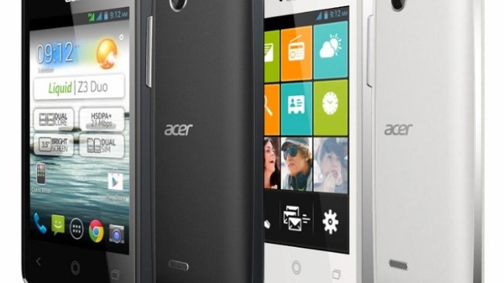 Acer Liquid Z3: Android 4.2 con procesador Dual-core por 99€