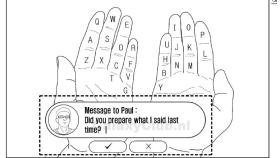 Una patente de Samsung revela un teclado de realidad aumentada que se proyecta en tus manos