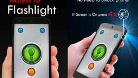 Activa la linterna con el botón de encendido de tu móvil