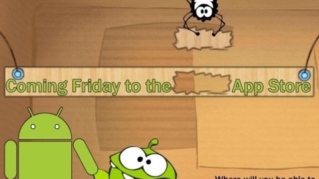 El popular juego Cut the Rope llegará a Android este viernes