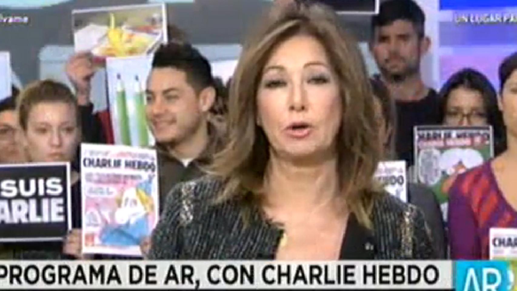 'El programa de Ana Rosa', con Charlie Hebdo