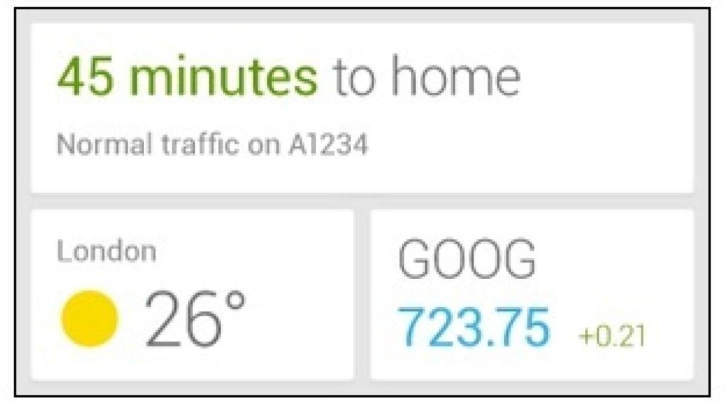 Un widget de Google Now da señales de vida y podría estar al caer