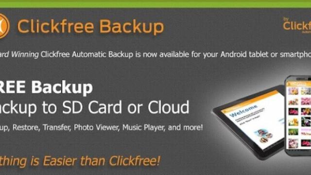 Copias de todo tu Android en la nube con Clickfree Backup