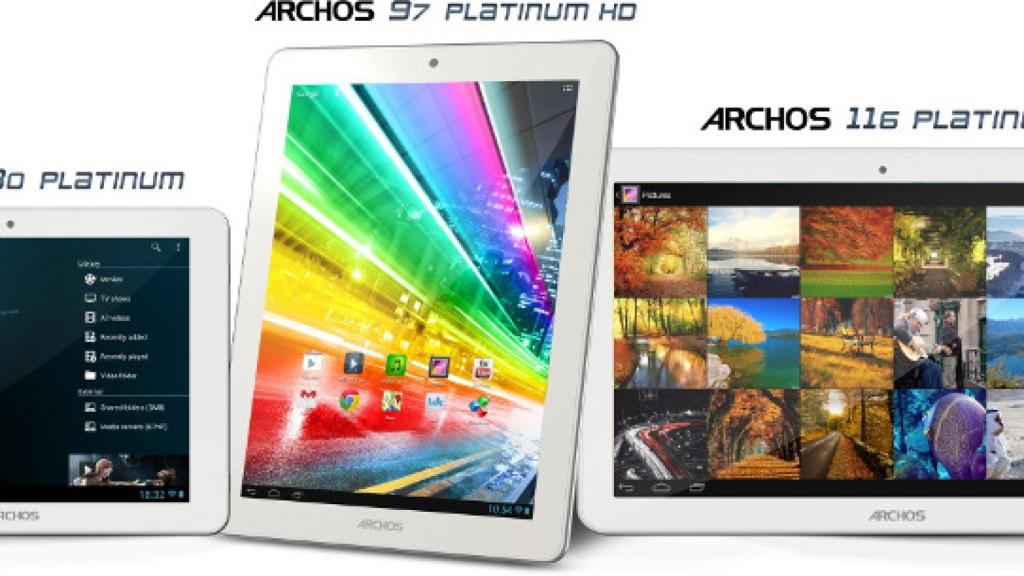 Nuevas Archos Platinum 80, 97 y 116 – Completas características y buen precio unidos