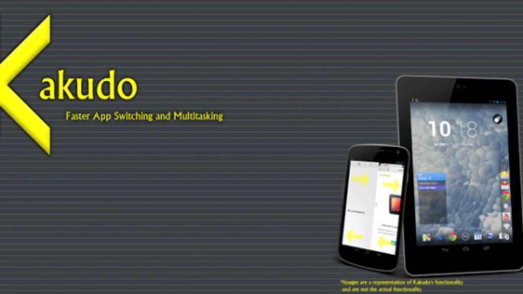 Kakudo: Cambia de apps y activa la multitarea deslizando tus dedos por la pantalla