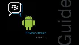 Aparece la guía de usuario de BBM para Android con todos sus detalles