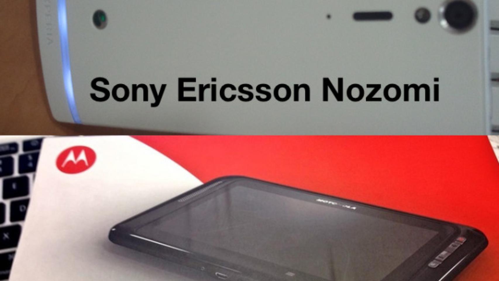 Sony Ericsson Nozomi y Motorola Corvair, Super android y mini tablet por venir