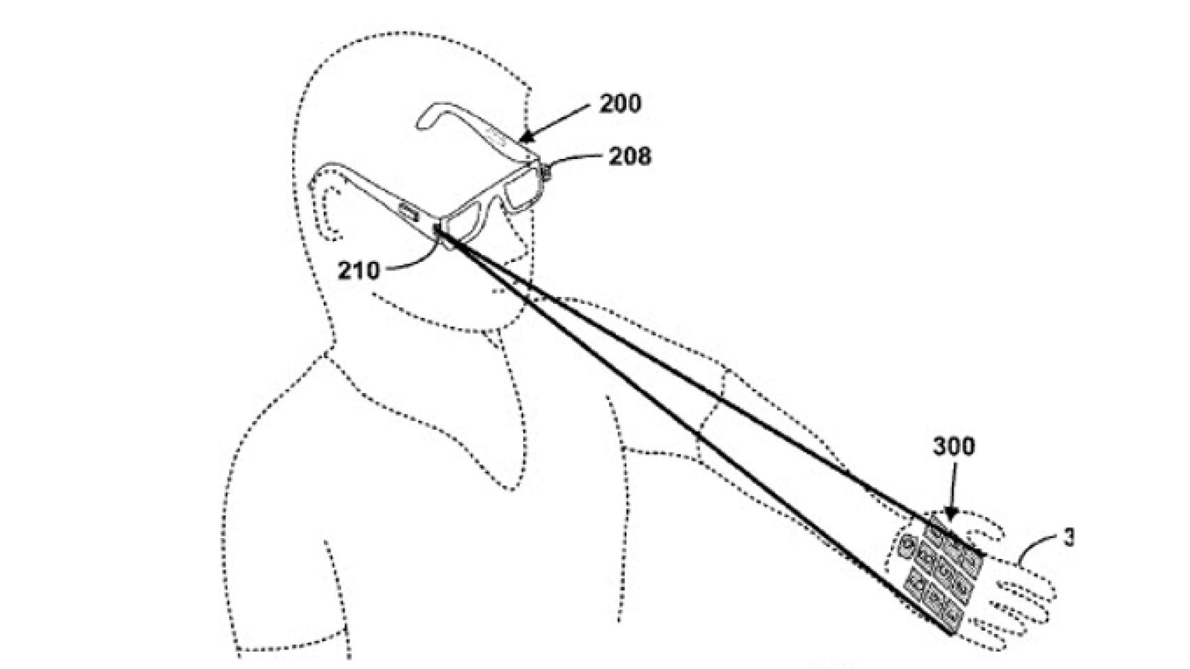 Una patente nos descubre el posible teclado virtual de Project Glass