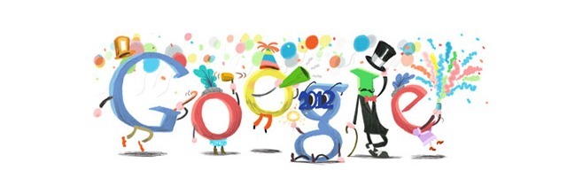 googledoodle año nuevo 2012