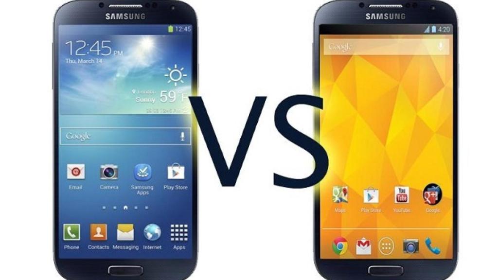 Duelo de baterías: Samsung Galaxy S4 VS SGS4 Google Play Edition