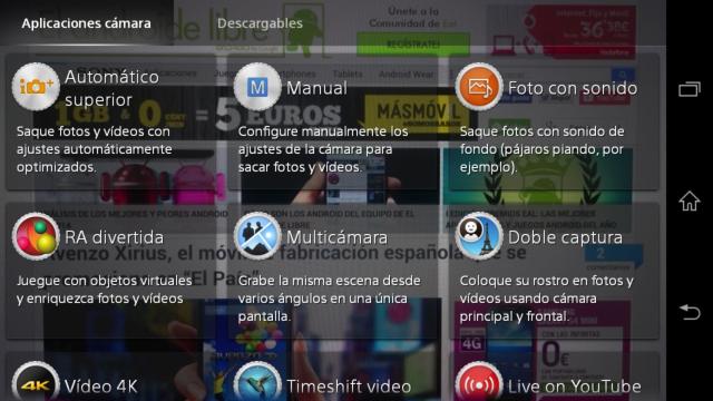 Un repaso a las aplicaciones de cámara de Sony Xperia
