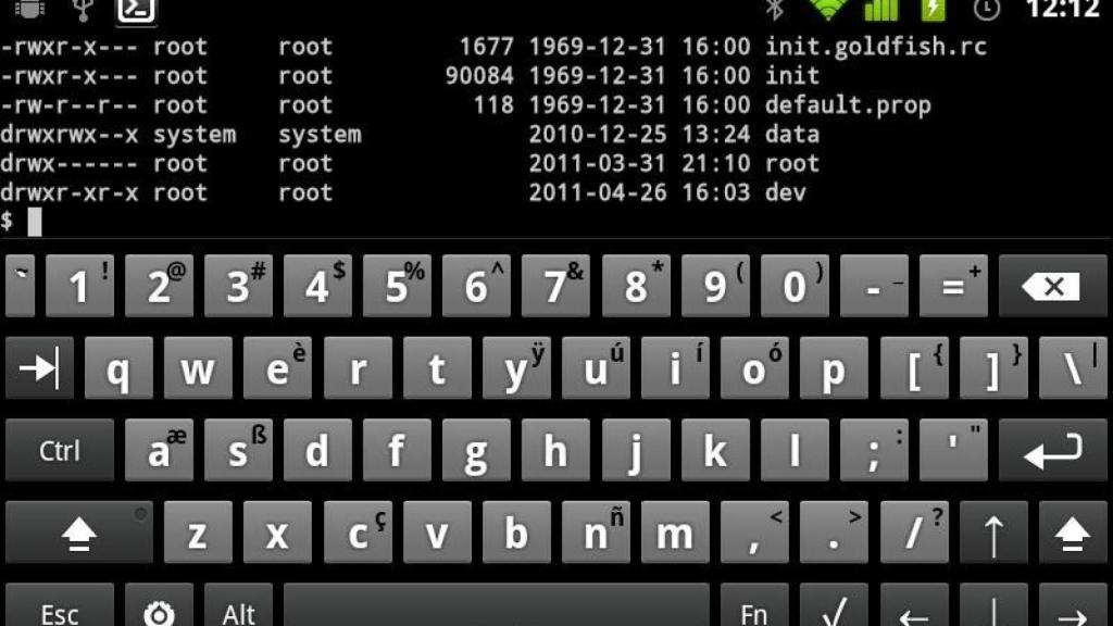Un teclado gratuito de 5 filas para Android: Hacker´s Keyboard