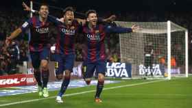 barcelona-s-luis-suarez-neymar-and-lionel-messi-celebrate-a-goal-against-atletico-madrid-during-their-spanish-first-division-soccer-match-at-camp-nou-stadium-in-barcelona