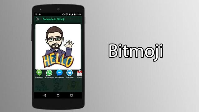 Bitmoji, crea divertidos stickers para compartir con tus amigos