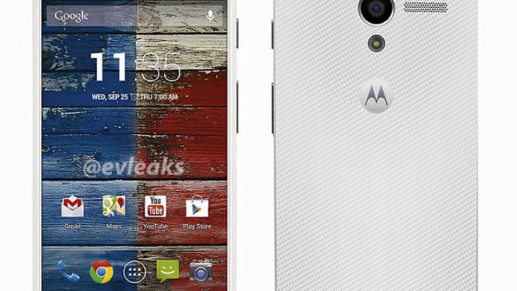 El Motorola Moto X se desvela en blanco, y se filtra su batería