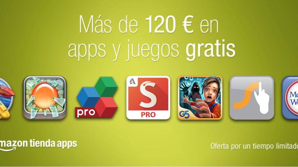 Amazon regala 27 apps de pago valoradas en más de 120€ sólo durante 2 días