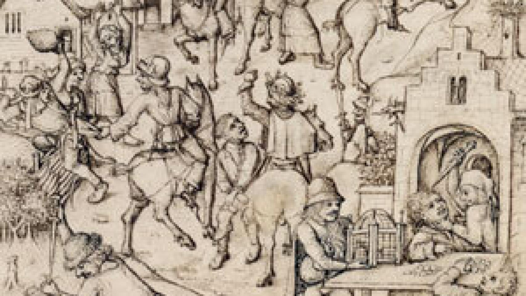 La dureza de la vida en la Edad Media. Detalle del libro Das Mittelaterlich Hausbuch, 1475-1480