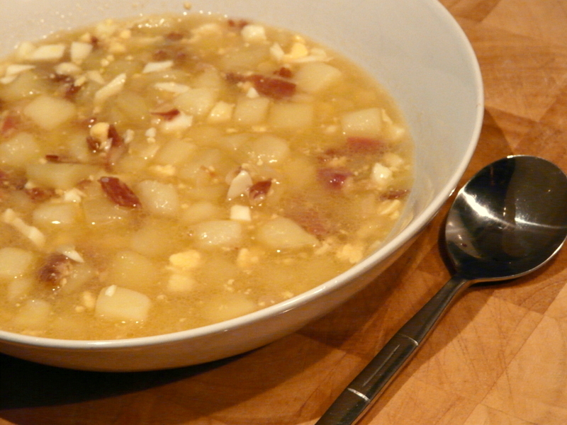 Sopa de jamón