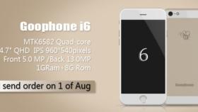 GooPhone i6: el clon del iPhone 6 con Android ya es oficial