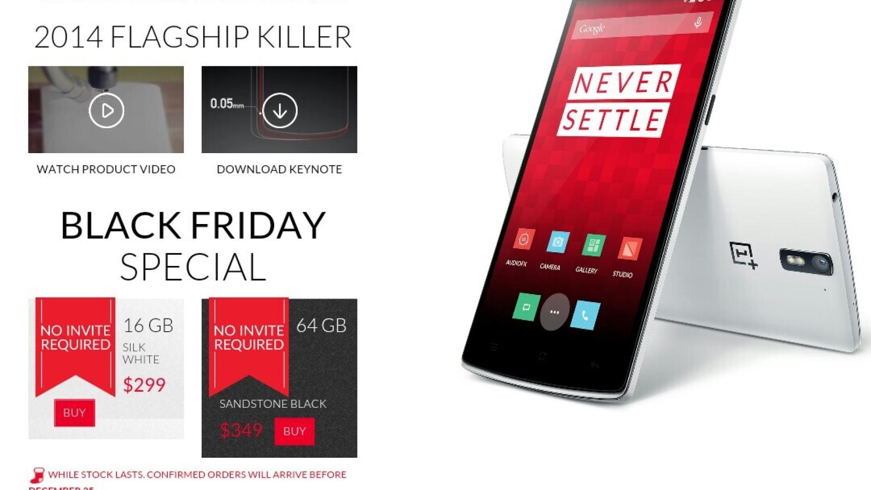 OnePlus One disponible para comprar sin invitación durante 72 horas