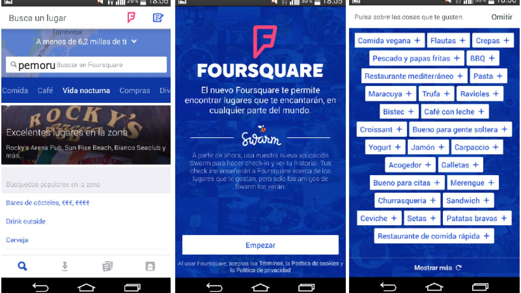 Foursquare 4.0 ya disponible: interfaz totalmente renovada y mucho más