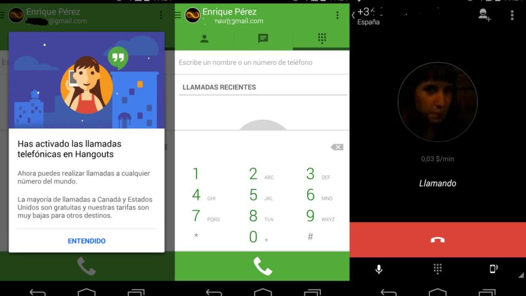 Google ofrece gratis el primer minuto de las llamadas por Hangouts hasta 2015