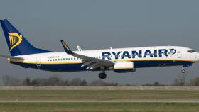Un avión de Ryanair en una imagen de archivo.