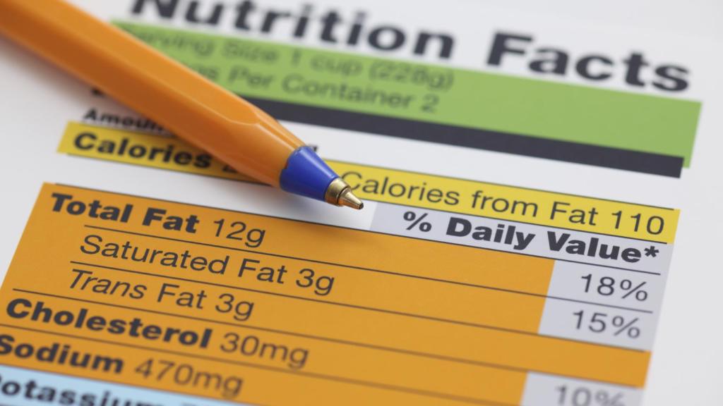 Nutrition facts