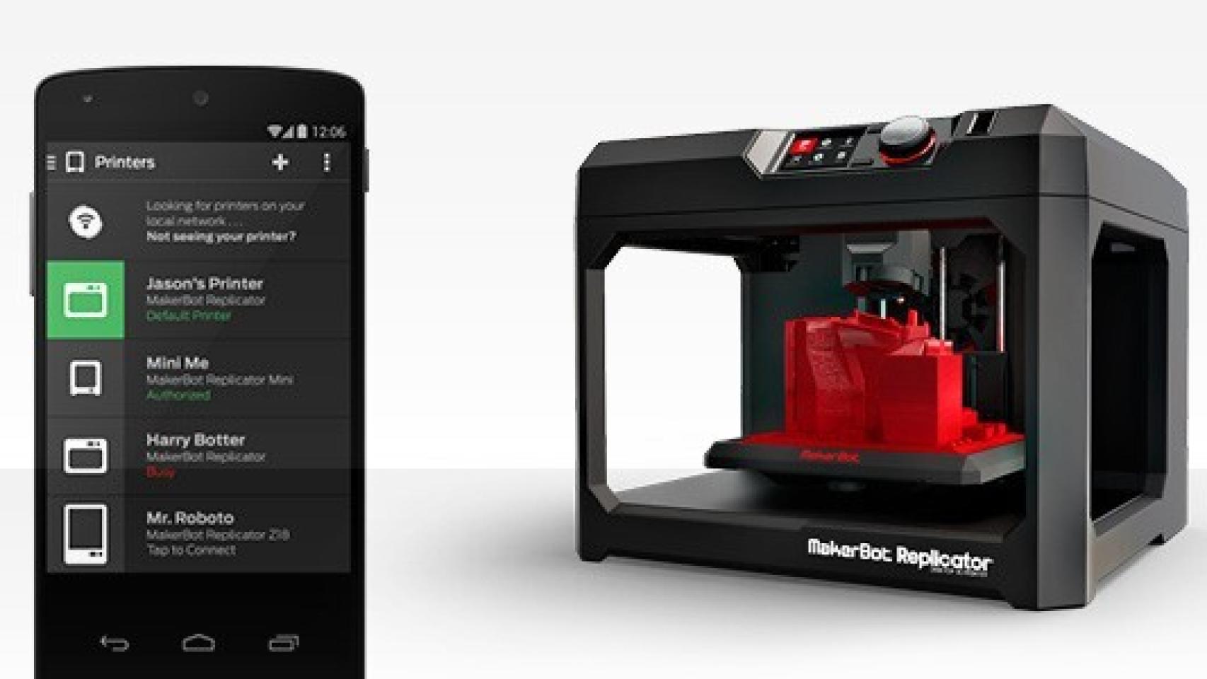 MakerBot para Android, la aplicación para controlar impresoras 3D