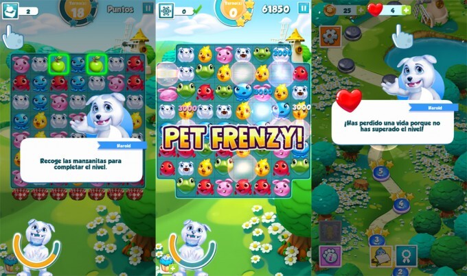 Diviertete con Puzzle Pets de Gameloft y sus adorables mascotas