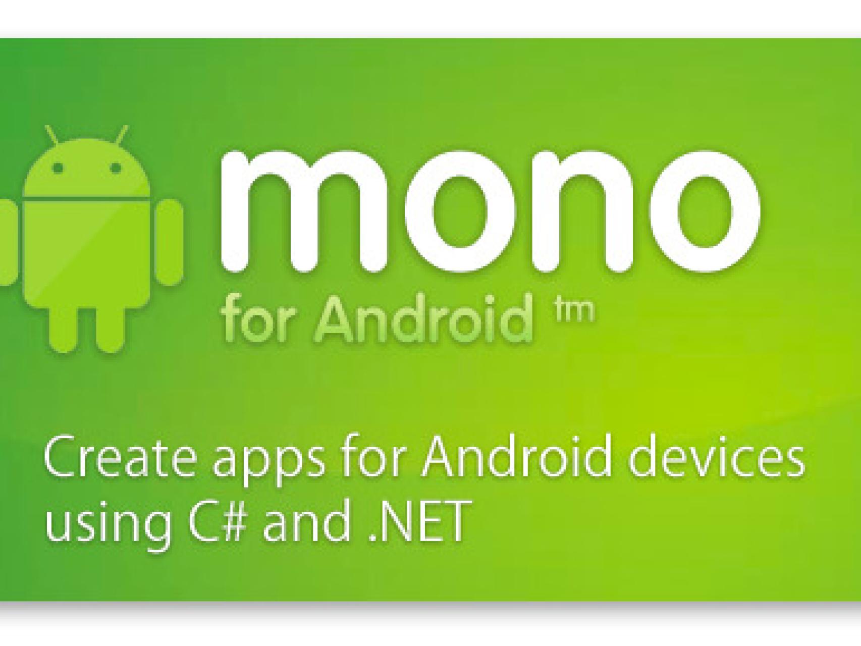 Mono: desarrolla aplicaciones para Android de forma visual