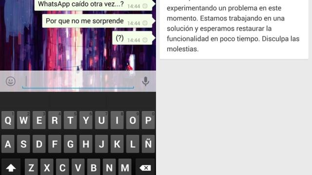 Whatsapp no funciona y sufre problemas en el momento clave