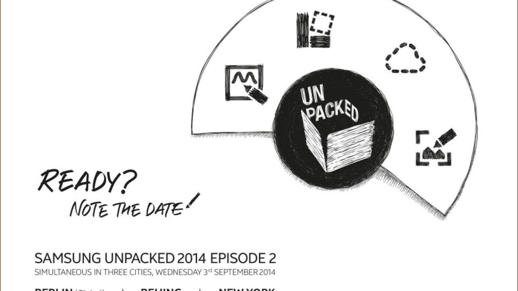 Unpacked Episode 2, ya tenemos fecha oficial para el Samsung Galaxy Note 4