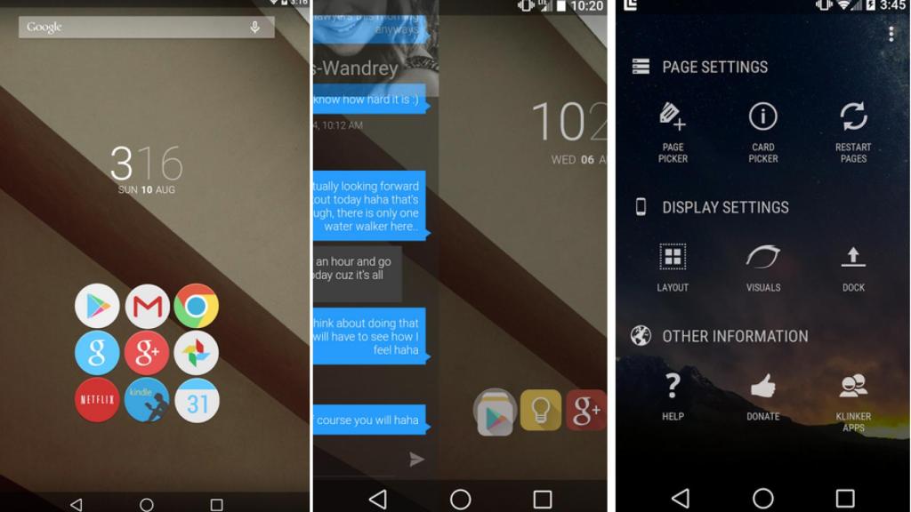 Blur, el launcher de los desarrolladores de Talon: páginas dedicadas para cada App a lo GNow