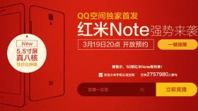 Redmi Note, primera phablet de Xiaomi con pantalla de 5’5″ y procesador octa-core