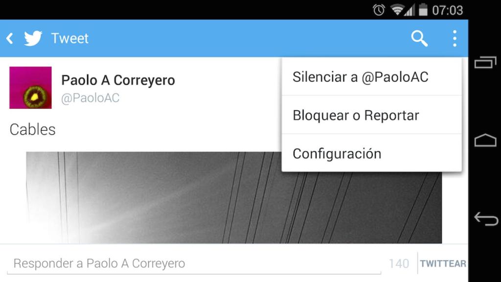 La app oficial de Twitter ya permite silenciar ciertos usuarios