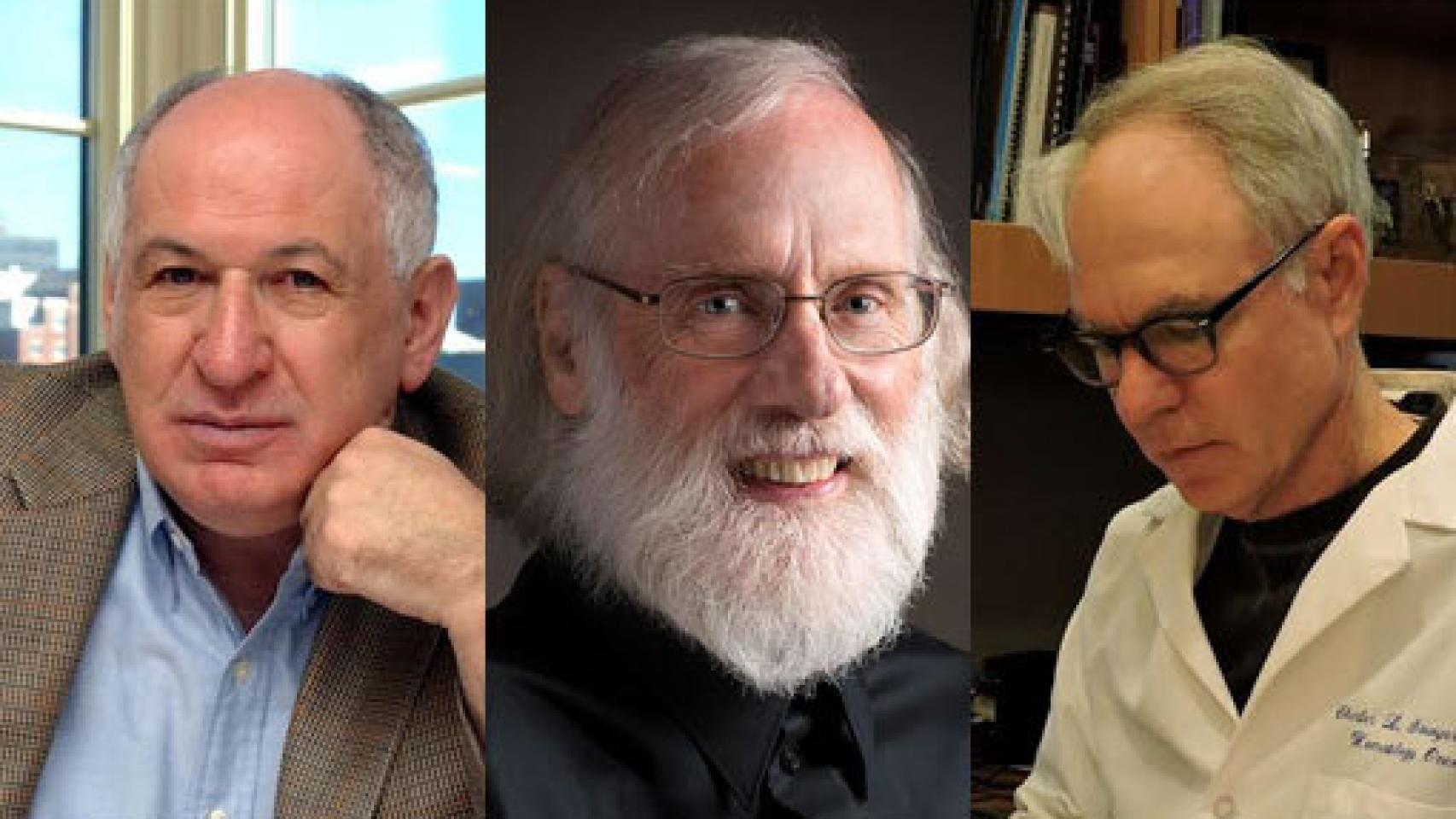 Image: Tony Hunter, Joseph Schlessinger y Charles Sawyers reciben el Premio Fundación BBVA Fronteras del Conocimiento en Biomedicina