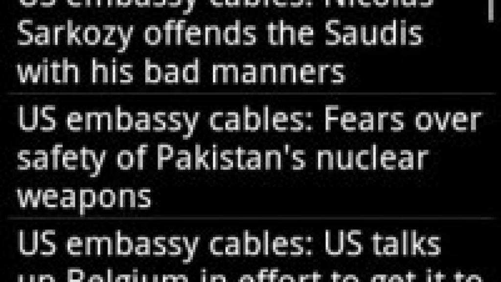 Top Secret: WikiLeaks en tu Android