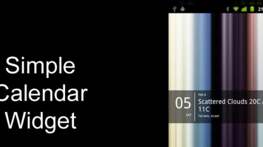 Calendarios minimalistas y Widgets de agenda con estilo