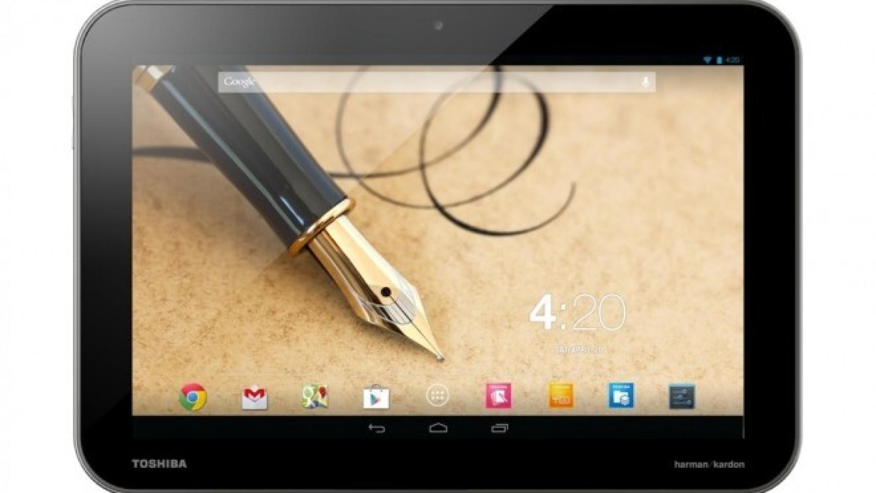 Toshiba Excite, gama de tablets con Tegra 4, pantalla de 2560×1600 píxeles, y stylus capacitivo