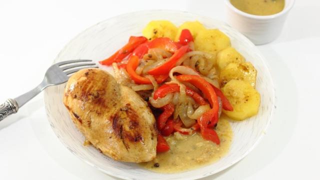 Pechuga de pollo marinada